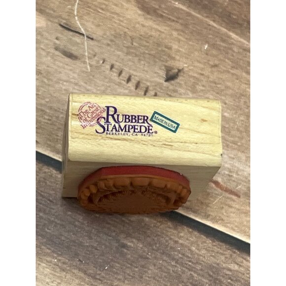 RUBBER STAMPEDE 192-C CHRISTMAS TREE WOOD MOUNTED RUBBER STAMP - Picture 3 of 6